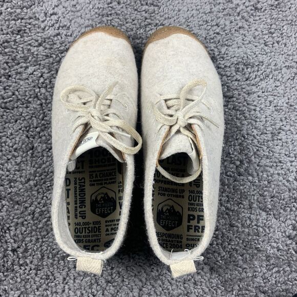 Keen Mosey Chukka Women's Natural Felt Birch Sneaker Felt Shoes Beige 10.5 - Picture 5 of 8